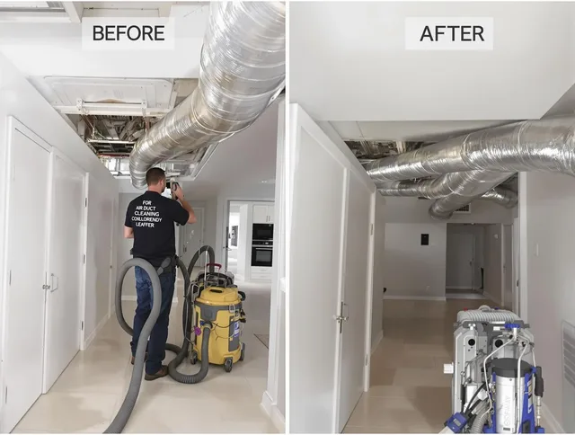 Winthrop Air Duct Cleaning professional performing thorough air duct cleaning in Winthrop