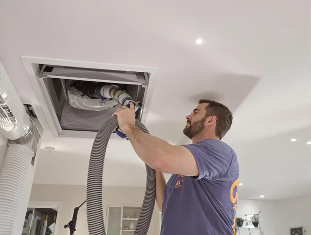 Precision indoor duct cleaning by Winthrop Air Duct Cleaning in Winthrop